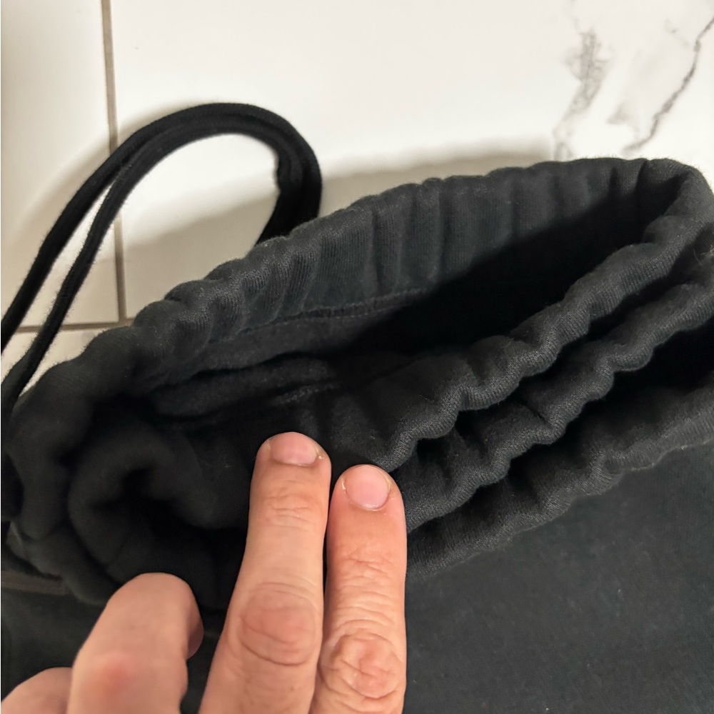 Essentials Men's Black Joggers - Picture 8 of 13